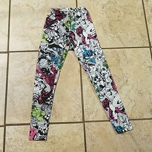 Marvel leggings sz small